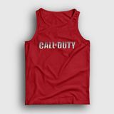 Presmono Unisex Kırmızı Logo Call Of Duty Atlet - XL