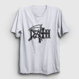 Presmono Unisex Logo Death Beyaz T-Shirt