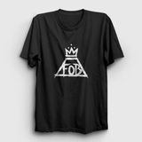 Presmono Unisex Logo Fall Out Boy Siyah T-Shirt