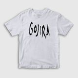 Presmono Unisex Logo Gojira Beyaz T-Shirt