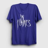 Presmono Unisex Logo In Flames Beyaz T-Shirt