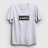 Presmono Unisex Logo Oasis Beyaz T-Shirt