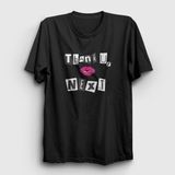 Presmono Unisex Next Ariana Grande Siyah T-Shirt