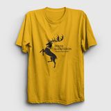 Presmono Unisex Sarı Baratheon Game Of Thrones T-Shirt - 3XL