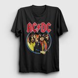 Presmono Unisex Siyah Highway To Hell Cover AC/DC T-Shirt - 4XL