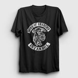 Presmono Unisex Siyah Istanbul Sons Of Anarchy T-Shirt - 5XL