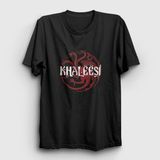 Presmono Unisex Siyah Khaleesi Game Of Thrones T-Shirt