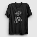 Presmono Unisex Siyah King Game Of Thrones T-Shirt - 4XL