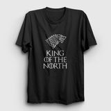 Presmono Unisex Siyah King Game Of Thrones T-Shirt - L