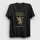 Presmono Unisex Siyah Lannister Game Of Thrones T-Shirt - 3XL
