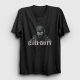Presmono Unisex Siyah Soldier Call Of Duty T-Shirt - 4XL