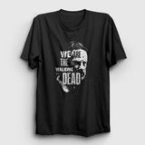 Presmono Unisex Siyah We Are The Walking Dead T-Shirt - 4XL