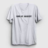 Presmono Unisex Sons Of Anarchy Beyaz T-Shirt