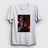 Presmono Unisex Wild Anime Naruto Beyaz T-Shirt