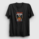 Presmono Water is Life Çiçek Siyah Unisex T-Shirt