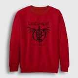Presmono Wrath Lamb of God Kırmızı Unisex Sweatshirt