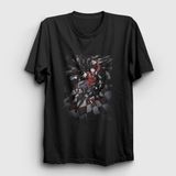Presmono Yumeko V2 Anime Kakegurui Siyah Unisex T-Shirt