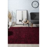 Prestige Halı Vintage Bordo Halı Yıkanabilir Kaymaz Taban Şönil Kilim Dokuma Pamuk Taban Kilim 115A