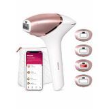 Prestige Lumea Philips Lumea IPL Hair Removal 9900 BRP958 Lazer Epilasyon Cihazı 4 Akıllı Başlık Özellikleri Beyaz - Bronz Renk (İthalatçı Garantili)