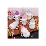 Prestige Porselen Silikon Kapaklı Bebek Biberonu 330ml