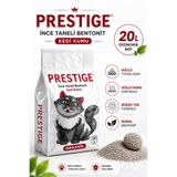 Prestige Premium Doğal Bentonit Kedi Kumu 20 L | İnce Taneli | Ultra Topaklaşan | Tozsuz | Kokusuz | Güçlü Koku Kontrolü