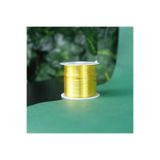 Prestij Boncuk 0.8 MM Bakır Tel Gold Takı Teli Filografi Teli Çiçek Teli 100 Gram