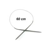 Prestij Boncuk 13 Adet Çelik Telli Misinalı Örgü Şişi 60 cm Set Tüm Numaralar