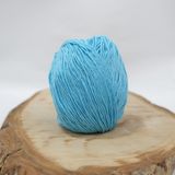 Prestij Boncuk Aren Eco Baby Mavi Cotton Punch ve Amigurumi El Örgü İpi 50 Gram