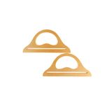 Prestij Boncuk C Model Köprülü Ahşap Çanta Sapı 25 x 12 cm Natural