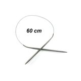 Prestij Boncuk Çelik Telli Misinalı Örgü Şişi 60 cm No:3.50 mm