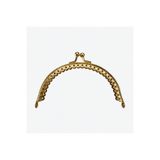 Prestij Boncuk Gold Renk Metal Oval Çanta ve Cüzdan Klipsi 10 cm