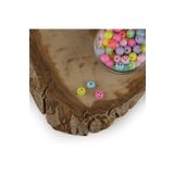 Prestij Boncuk Gülücük Karışık Renk 10 mm Plastik Boncuk 100 Gram