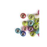 Prestij Boncuk Karışık Renkli Boncuklu Charm 12 mm 3 Adet