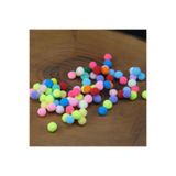 Prestij Boncuk Karışık Renkli Ponpon Mini Boy Peluş Ponpon 10 mm 100 Adet
