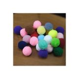 Prestij Boncuk Karışık Renkli Ponpon Peluş Ponpon 2.5 cm 50 Adet