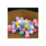 Prestij Boncuk Karışık Renkli Ponpon Peluş Ponpon 2 cm 50 Adet