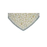 Prestij Boncuk Kırık Beyaz Soyulmaz 1. Kalite Plastik Inci Boncuk - 10mm - 25gr
