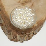 Prestij Boncuk Lüks Krem Plastik Inci Boncuk 12 mm 500 Gram