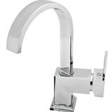 Prestij Cubic Kare Mix Kuğu Lavabo Batarya
