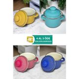 Prestij Emaye Mini Tencere Seti – 12cm 900ml – 3 Renk Alana 1 Bedava, Lüks ve Çevre Dostu