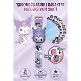 Prestij Kurmi 24 Farklı Karakter Projeksiyonlu Çocuk Kol Saati Eğitici ve Eğlenceli Çocuk Saati - Çok Renkli