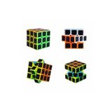 Prestij Oyuncak 3x3 Eğitici Zeka Sabır Küpü Neon Kübirik Siyah Karbon Karışık Renkler Yapboz Puzzle