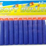 Prestij Oyuncak Nerf Tabanca Mermisi Soft 12LI
