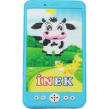 Prestij Oyuncak Pilli Sesli Işıklı 3D Inek Oyuncak Telefon - Renkli