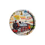 Prestijli Metal Yuvarlak Dekor Tepsi 35 cm – Özel Tasarım