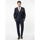 Presto Erkek 6 Drop U Yelekli Slim Takım Elbise Lacivert 787-200 - 46