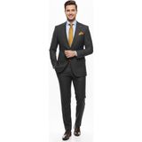 Presto Erkek Slimfit Çizgili Yün Takım Elbise 6 Drop K.Lacivert 2127-250 - Koyu Lacivert - 48