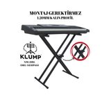 Presto Klump NW/DBL Profesyonel X Tipi Org Sehpası Klavye Standı Keyboard Standı Dijital Piyano Standı