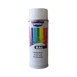 Presto Ral 9016 Parlak Kirli Beyaz - Trafik Beyazı - Akrilik Sprey Boyası 400 ml ( 6 Adet )