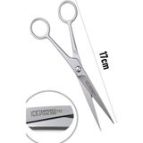 Pretify Ice Tempered Berber Kuaför Makası Saç Kesim Makası 7 Inch 17.5 cm Kuaför Kaş Bıyık Sakal Kesme Makas